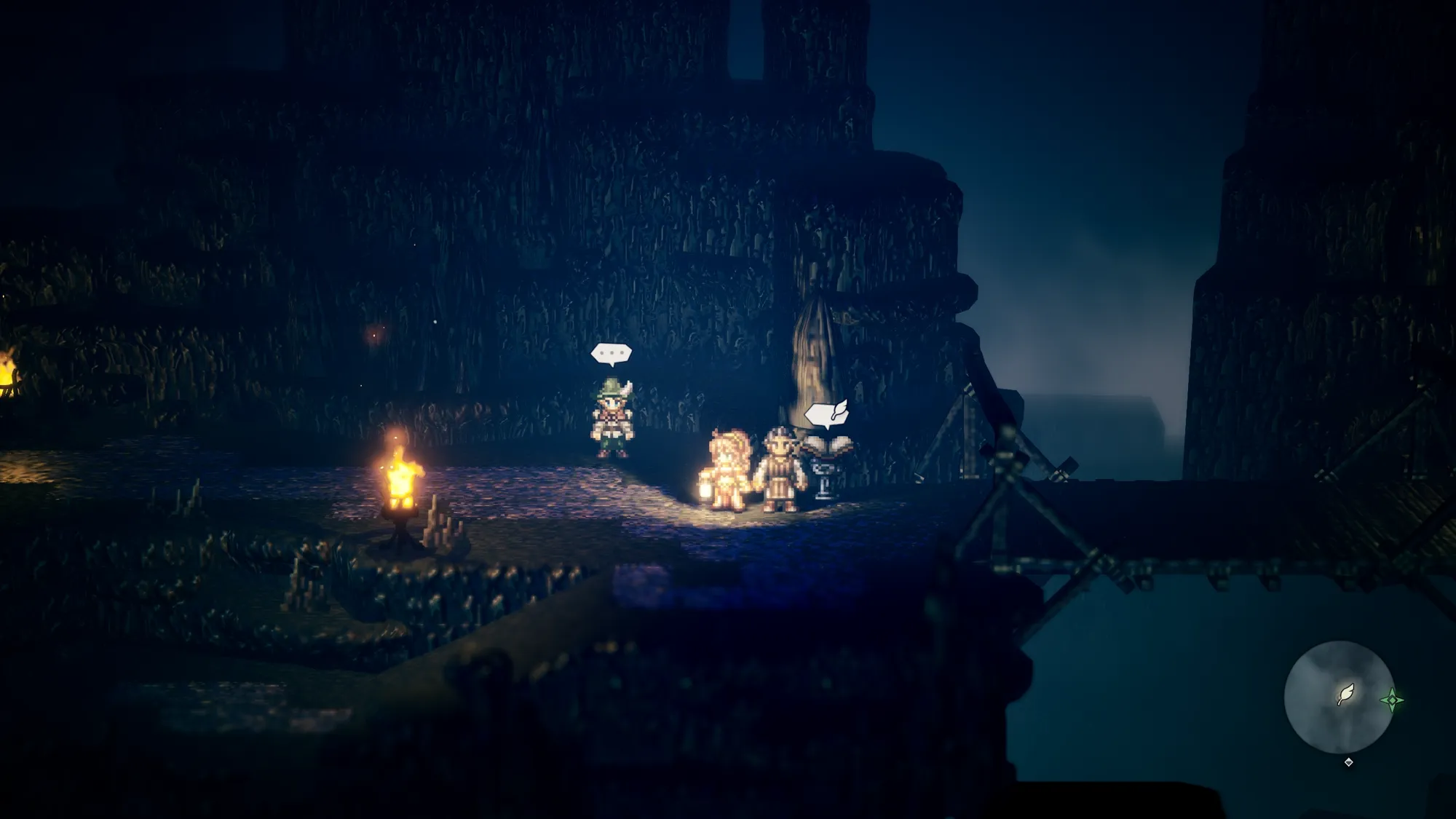 Image of cave in Octopath Traveller