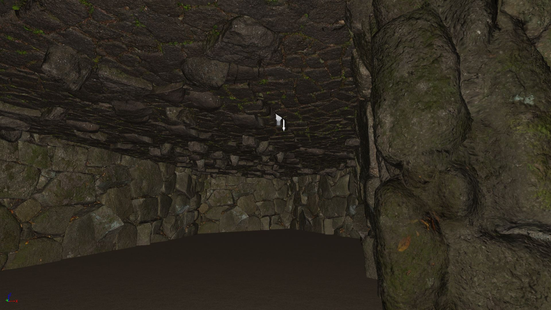 Cave Image using custom unlit shader